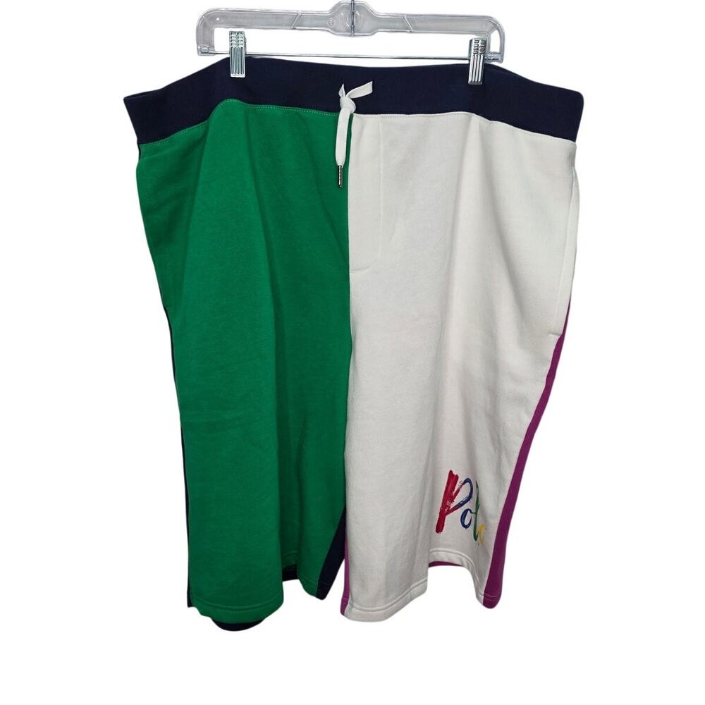 Polo Ralph Lauren Shorts Mens 3XLT Colorblock Logo Drawstring NWT Big Tall